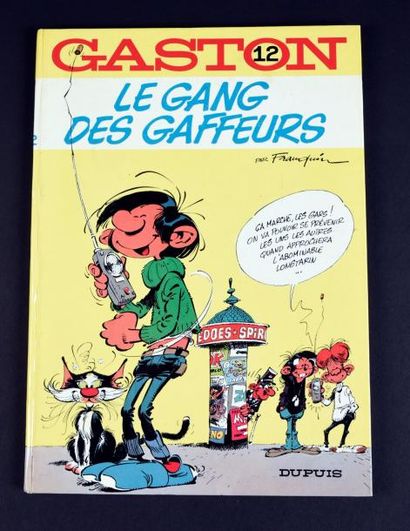 FRANQUIN GASTON 12.
Le Gang des Gaffeurs.
Edition originale Dupuis à l'état proche...
