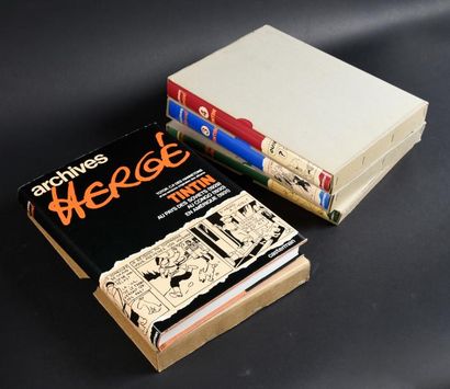 HERGÉ ARCHIVES HERGÉ. TOMES 1,2,3 et 4.
En éditions originales Casterman. A l'état...