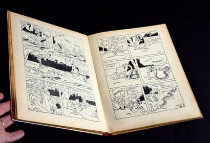 HERGÉ TINTIN 02. TINTIN CONGO. A3. REPORTER 1937.
Edition originale Casterman. Gardes...