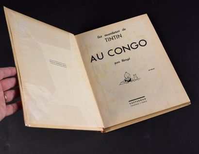 HERGÉ TINTIN 02. Tintin au Congo. Casterman A14 - Casterman 1941.
Dos pellior rouge...