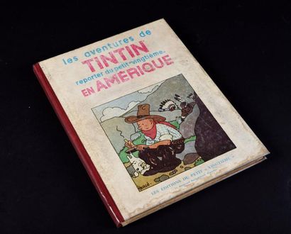 HERGÉ TINTIN 03. Tintin en Amérique. P3. 1932.
Edition originale noir & blanc Petit...