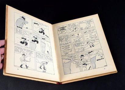 HERGÉ TINTIN 03. Tintin en Amérique. Edition A8
Casterman 1939
Dos pellior rouge...