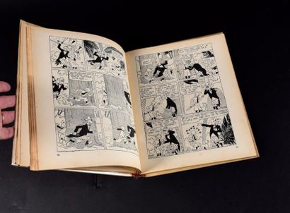 HERGÉ TINTIN 04b. Les Cigares du Pharaon.
Edition A16 - Casterman 1941.
Dos pellior...
