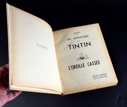 HERGÉ TINTIN 06. L'Oreille Cassée. Edition A15
Casterman 1941.
Dos pellior rouge...