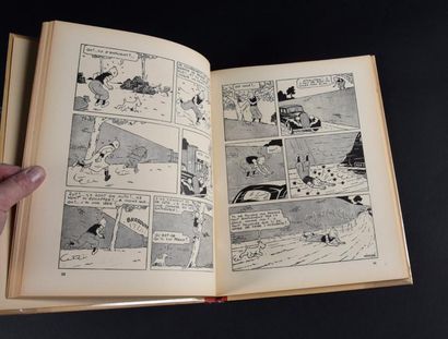 HERGÉ TINTIN 07. L'île Noire. Edition originale en noir et blanc (A5-1938).
Sans...