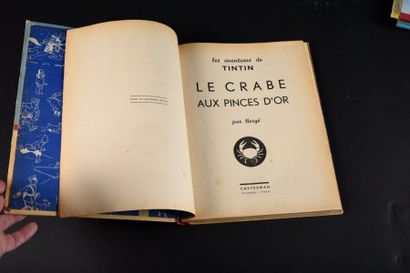 HERGÉ TINTIN 09. LE CRABE AUX PINCES D'OR. A18 GRANDE IMAGE Casterman 1942 - A18
Dos...