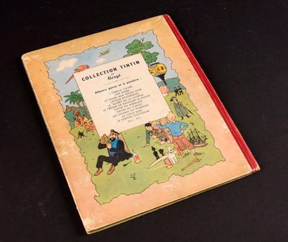 HERGÉ TINTIN 03. TINTIN EN AMÉRIQUE. B1. 1946. Edition originale couleurs.
Dos rouge....