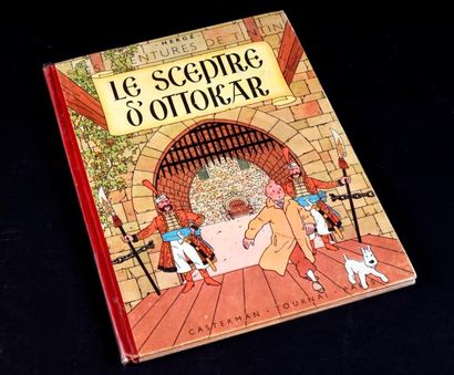 HERGÉ TINTIN 08. LE SCEPTRE D'OTTOKAR. Edition originale couleurs. B1 - 1947.
Titre...