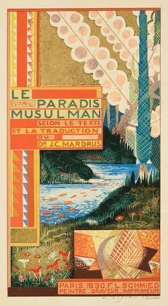 MARDRUS Jacques-Charles - SCHMIED (F.L.) - MIKLOS (G.) Le paradis musulman. Paris,...
