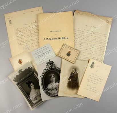 null ISABELLE II, reine d'Espagne (1830-1904)
Catalogue de la vente du mobilier et...