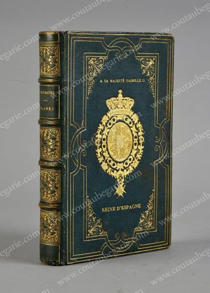 null * BIBLIOTHÈQUE DE LA REINE ISABELLE II D'ESPAGNE (1830-1904).
LE BAUBE J. Glanes...