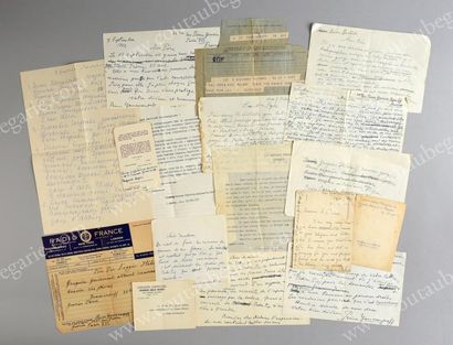 FÉLIX FELIXOVITCH, prince Youssoupoff (1887-1967) Ensemble de cinq lettres autographes...