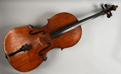 null Beau et intéressant violoncelle allemand portant une étiquette apocryphe de...