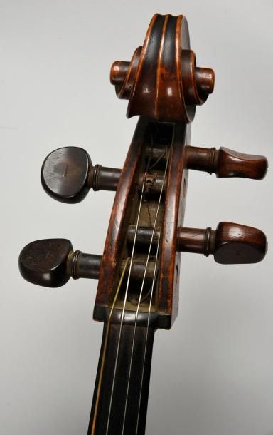 null Beau et intéressant violoncelle allemand portant une étiquette apocryphe de...