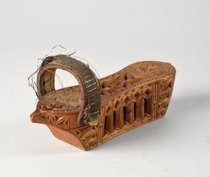 null Deux modèles de chaussures, Algérie ou Tunisie, fin du XIXe-début du XXe siècle,...