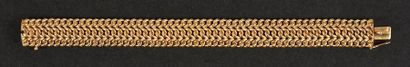 null Bracelet maille en or 18K (750°/00)
Poids: 23.91grs; L.: 18.7cm