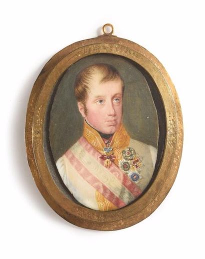 null Portrait en buste du prince héritier Ferdinand de Habsbourg, futur empereur...