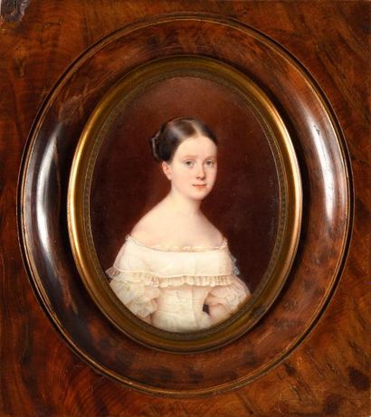 Caroline SOYE ép. NICARD (Naples, 1814 - Paris ?, 1898) 
Elève de Mme de Mirbel,...