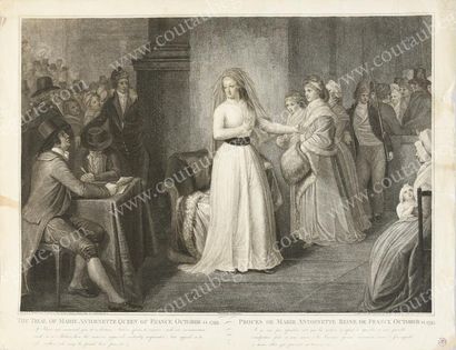 PELLEGRINI Domenico (1759-1840) Procès de Marie-Antoinette, reine de France, le 14...