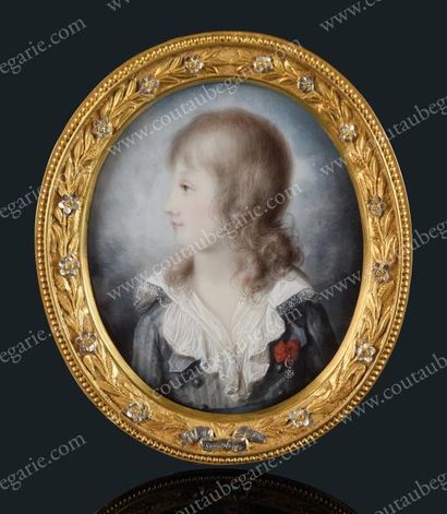 STROELY Peter Edouard (1768-1826) Le prince Louis-Charles de France, Dauphin de France,...