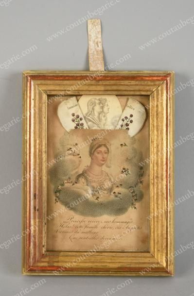 École Française du XIXe siècle Portrait de Marie-Thérèse, princesse de France, duchesse...
