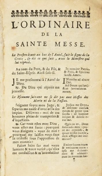 null BIBLIOTHÈQUE DU PRINCE PHILIPPE D'ORLÉANS, RÉGENT DE FRANCE (1674-1723).
L'office...
