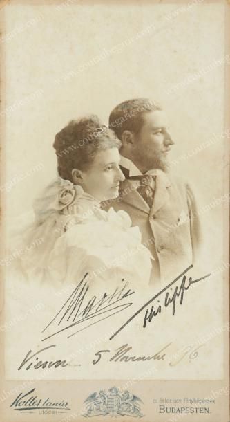 null PHILIPPE VIII, duc d'Orléans (1869-1926).
Portrait photographique signé Koller...