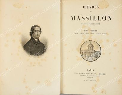 null BIBLIOTHÈQUE DU ROI LÉOPOLD Ier DE BELGIQUE.
Oeuvres de Massillon, publié à...