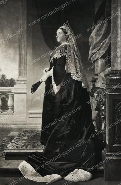 VON ANGELI Heinrich (1840-1925) La reine Victoria de Grande-Bretagne (1819-1901).
Grande...