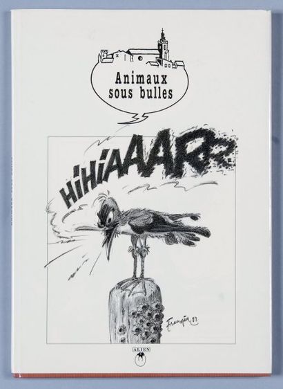 FRANQUIN Animaux sous Bulles ALIEN, 1993, TT n°194/200, signé Franquin. Edition originale...