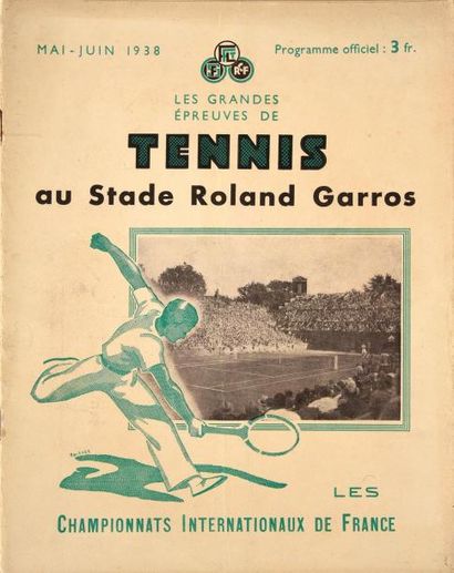 null Programme officiel des Championnats Internationaux de France 1938 au Stade Roland...