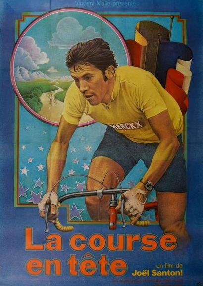 null Affiche «La Course en tête» 1974. La vie et la carrière d'Eddy Merckx.
Dim....