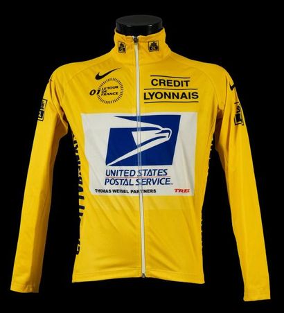 null Lance Amstrong
Maillot jaune manches longues du Tour de France 2001. Marque...