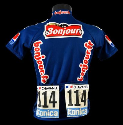 null Sylvain Chavanel
Maillot porté avec l'équipe Bonjour lors de la saison 2001....