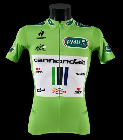 null Peter Sagan
Maillot vert porté avec l'équipe Cannondale sur le Tour de France...
