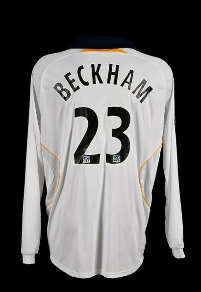 null David Beckham n°23
Maillot porté avec les Los Angeles Galaxy face à l'équipe...