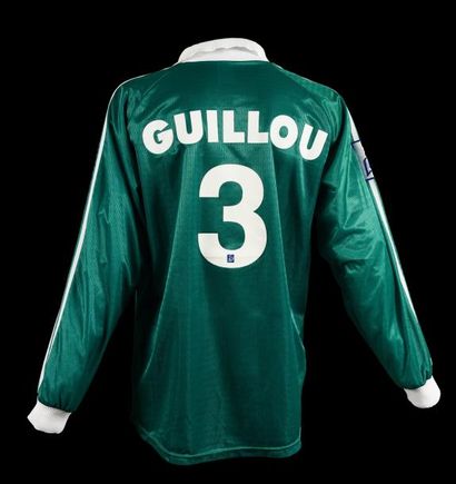 null Patrick Guillou n°3
Maillot de l'AS St-Etienne contre le Paris Saint-Germain...