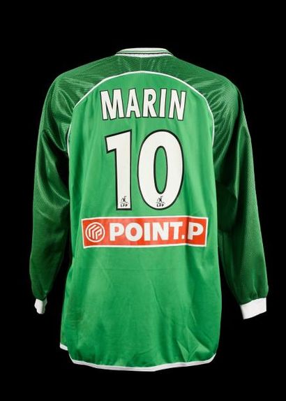 null Nicolas Marin n°10
Maillot de l'AS St-Etienne pour la Coupe de la Ligue 2003-2004....