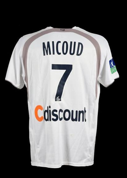 null Johan Micoud n°7
Maillot exterieur porté avec les Girondins de Bordeaux lors...