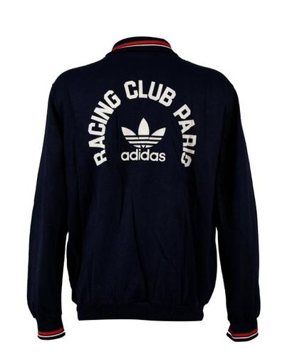 null Sweat du Racing Club de Paris utilisé entre 1984 et 1986. Marque Adidas. Taille...