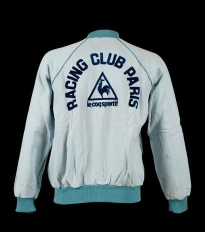 null Sweat du Racing Club de Paris utilisé entre 1981 et 1984. Marque Le Coq Sportif....