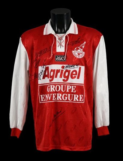 null Maillot commémoratif du Stade de Reims pour la saison 1998-1999. Sans numéro....