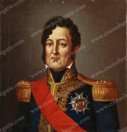 École Française du XIXe siècle 
Portrait de Louis-Philippe, roi des Français (1773-1850).
Huile...