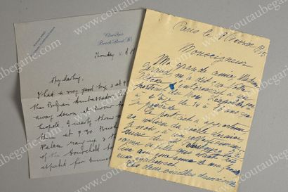 CHARLES-PHILIPPE, prince d'Orléans, duc de Nemours (1905-1970) 
Lettre autographe...