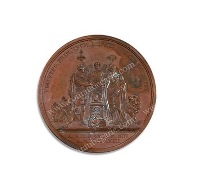 VICTORIA-LOUISE, princesse de Prusse (1892-1980) 
Médaille commémorative en argent...