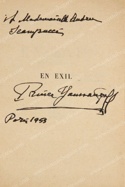 null YOUSSOUPOFF, prince Félix (1887-1967).
En exil (1919-1953), publié aux éditions...