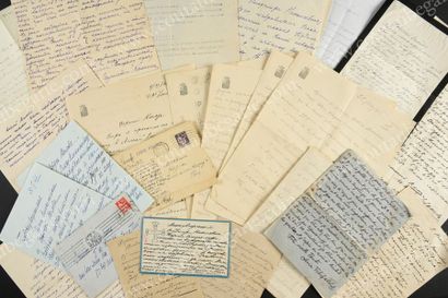 KOJINE, comte Wladimir Nicolaïévitch de (1890-1980) 
Ensemble de 39 lettres et cartes...