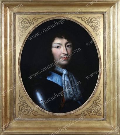 École Française du XVIIe siècle 
Portrait du jeune roi Louis XIV de France (1710-1774),...