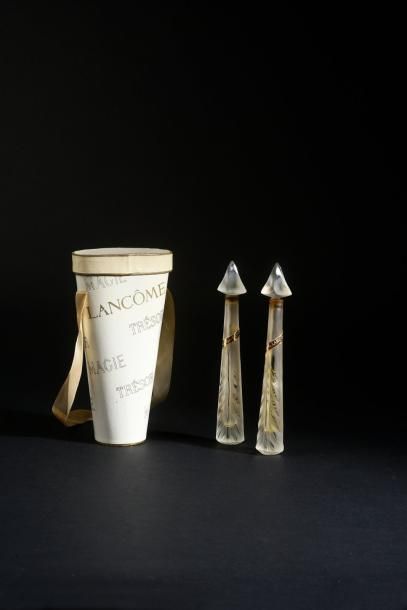 Lancôme «Magie» & «Trésor» - (1955)
Rarissime présentation créée par Georges Delhomme...