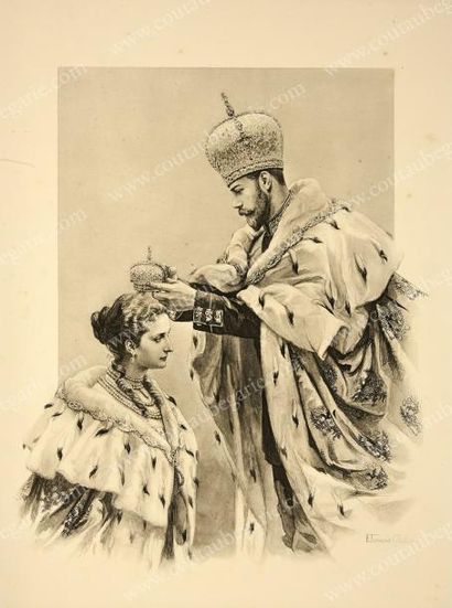 null [COURONNEMENT DE L'EMPEREUR NICOLAS II]
Les solennités du saint couronnement....